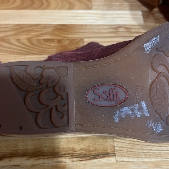 Sofft Women’s Suede Slingback Wedge - Picture 4 of 7